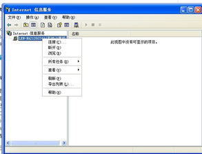 解决互联网信息服务（IIS）本地计算机下无目录问题 诊断与修复指南
